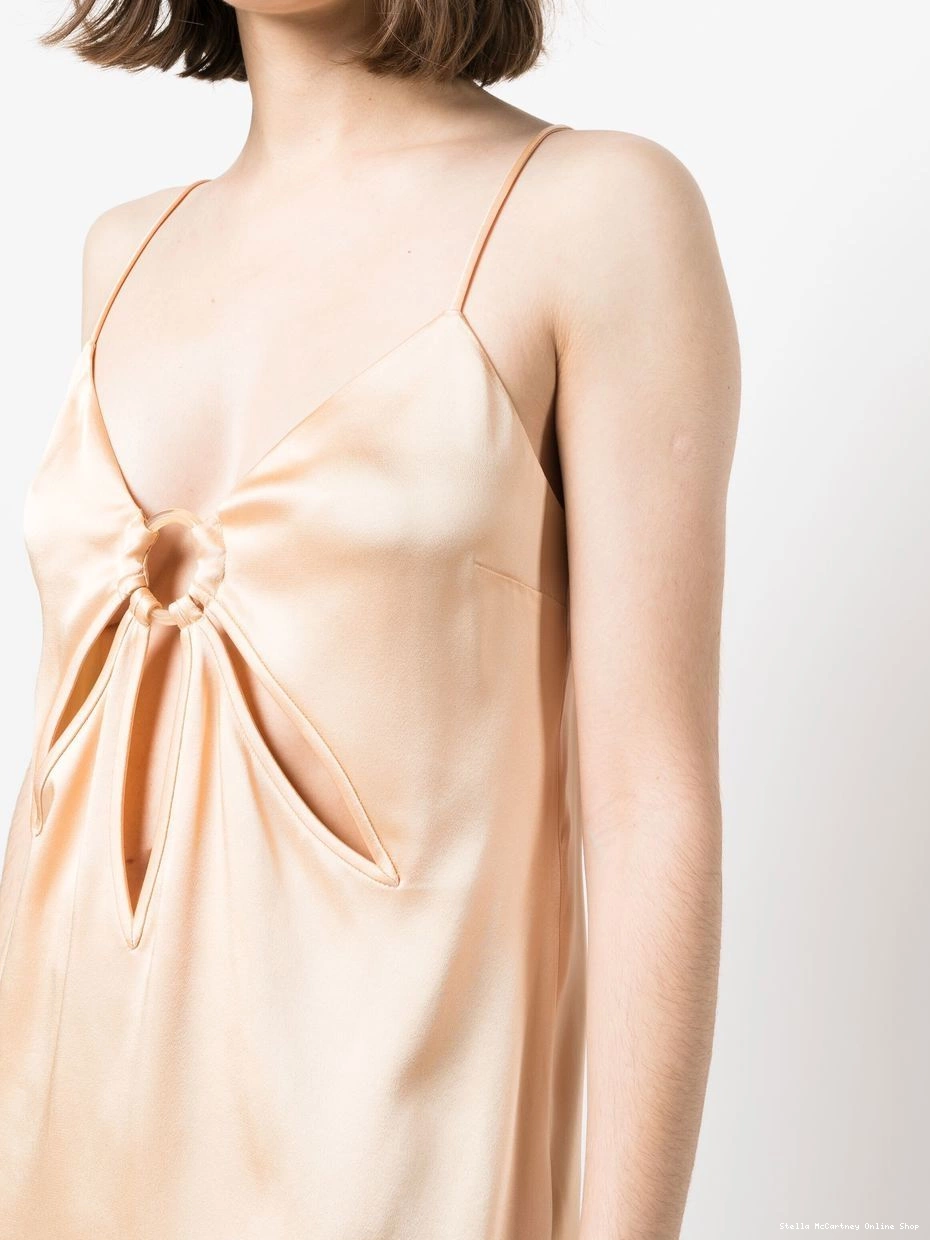 Affordable satin ruched Women vest Stella McCartney 0709